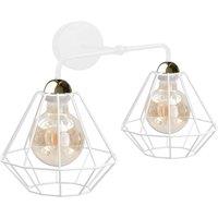 Netlighting Foskal Wall Lamp White 24cm 2x E27