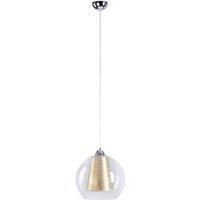Netlighting Kula Dome Pendant Ceiling Light Gold 30cm 1x E27
