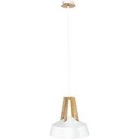 Netlighting Trix Dome Pendant Ceiling Light White Gold 34cm 1x E27