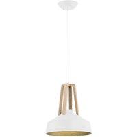 Netlighting Trix Dome Pendant Ceiling Light White 34cm 1x E27