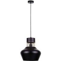 Netlighting Moyo Dome Pendant Ceiling Light Gold 29cm 1x E27 in Black