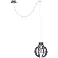 Netlighting Bento Wire Frame Pendant Small Grey 28cm 1x E27 200cm wire