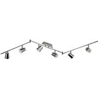 Netlighting Modern LED Spotlights Chrome Warm White 3000K 3000lm in Silver