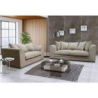 SNUG FURNITURE BIRMINGHAM LTD Fernando 3+2 Sofa Set in Beige