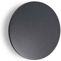 Netlighting Punto Outdoor Flush Wall Lamp Anthracite Grey 1400Lm 3000K IP54
