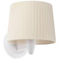 Netlighting Samba Wall Light with Shade White E27 in Ivory