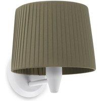 Netlighting Samba Wall Light with Shade WhiteGreen E27 in Olive