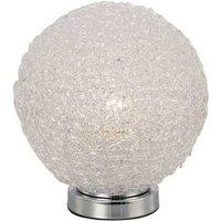 Netlighting Fusion Table Lamp 20cm Round 1 x E27 Chrome in Silver