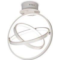 Netlighting Orbital Semi Ceiling Light Round 35cm 3 Ring 40W LED 1510lm White