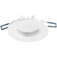 Netlighting Hide Recessed Downlight Matt White IP44 Cool White
