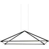 Netlighting Tubs LED Decorative Pendant Matt Black 120cm 5200lm 3000K