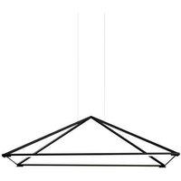 Netlighting Tubs LED Decorative Pendant Matt Black 90cm 3900lm 3000K