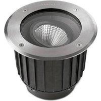 Netlighting Gea Outdoor LED Recessed Ground Uplight 22.3cm 2815lm 2700K IP67 in Grey