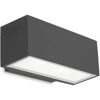 Netlighting Afrodita Outdoor LED Up & Down Wall Light Grey 22cm 1955lm 4000K IP65