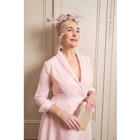 Coast Women's Lisa Tan Bow Detail Fascinator in Blush