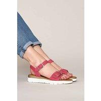 Moshulu Women's 'Philly' Cushioned Slingback City Sandals in Pink | Size: 4