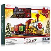 MANTRARAJ Christmas Train Set Track Deluxe Musical Sound Light Tree Decoration