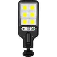 VOGREX LED Solar Street Wall Light Outdoor Garden Lamp in Black