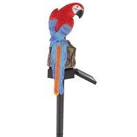 VOGREX Red Parrot LED Solar Powered Garden Light Outdoor Ornament