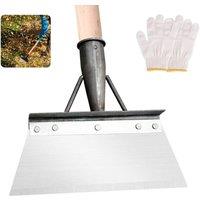 VOGREX 25cm Outdoor Garden Cleaning Shovel Weeding Tool in Silver