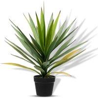 Havendro 50cm Artificial Agave Tree Fake Plant in Pot Decor in Green