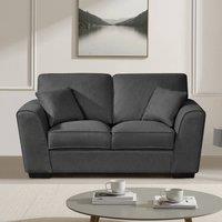 Artemis Home Arlington 2 Seat Fabric Sofa in Charcoal | Size: 2 Seater