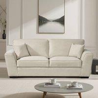 Artemis Home Arlington 3 Seat Fabric Sofa in Ecru | Size: 3 Seater