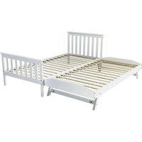 Kidsaw Jinsen Standard Single Pull Out Bed White