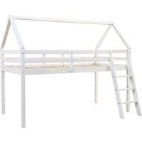 Kidsaw Jinsen Mid Sleeper Standard Single Bed White