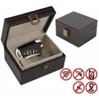 EONLION Anti-Theft Car Key Signal Blocker Box Keyless Box in Black