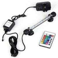 EONLION 18cm LED Aquarium Lights Submersible RGB Light in Black