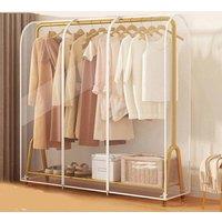 Havendro 5ftX5ft Clear Clothes Rail Cover Zipped Garment Protector