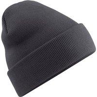 Beechfield Men's Original Polylana Cuffed Beanie in Dark Grey