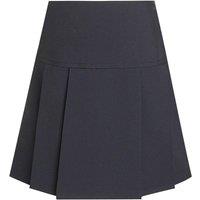 David Luke Girl's Permanent Pleat School Skirt in Navy | Size: 4-5 Years