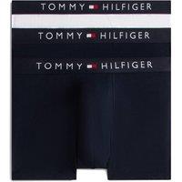 Tommy Hilfiger Men's Original 3P Trunk & 2P Tee Set White/Navy | Size: Large