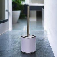 Showerdrape Echo Blue Steel Toilet Brush & Holder in Lilac