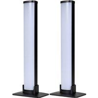 Emitto 2x RGB LED Light Bar Ambient Lamp Color Changing Music TV Backlight in Black