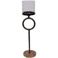 Libra Interiors Rutland Floor Hurricane Small 92cm in Gold