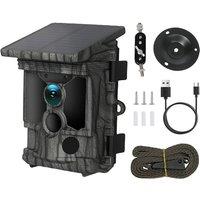 Centra Solar Trail Camera 4K Hunting Game Cam Wildlife Night Vision Wifi