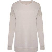 Smart Living Women's Comfortable Casual Polycotton Crew Neck Sweatshirt in Stone | Size: XL