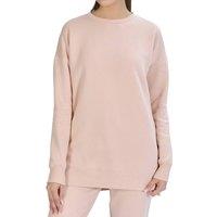 Smart Living Women's Comfortable Casual Polycotton Crew Neck Sweatshirt in Pink | Size: Large