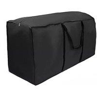 VOGREX 173cmx76cmx51cm Black Zipped Waterproof Furniture Storage Bag | Size: 173 cmx76 cmx51 cm