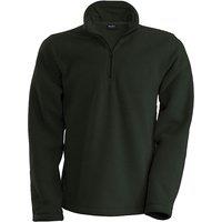 Kariban Men's Enzo 1 4 Zip Fleece Top in Dark Grey | Size: 2XL