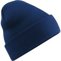 Beechfield Men's Soft Feel Knitted Winter Hat in Navy