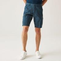 Regatta Men's Ruwan Cotton Twill Cargo Shorts in Dark Blue | Size: 30R