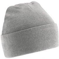 Beechfield Men's Soft Feel Knitted Winter Hat in Grey