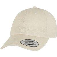 Flexfit Men's Dad Jute Baseball Cap in Off-White