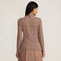 Lands' End Women's Cotton-modal Roll Neck Top in Brown | Size: 14-16