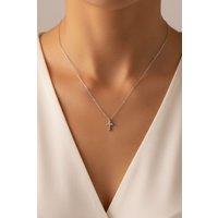 MUCHV Women's Cross Necklace in 14k Gold or Silver