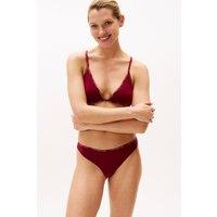 Tommy Hilfiger Women's Everyday Cotton Thong Rouge in Red | Size: Small